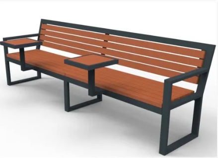 Лавка зі столиками 2600×890×840 мм ТІВОЛІ-ЛЕНД